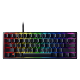 کیبورد گیمینگ ریزر مدل Huntsman Mini، سوییچ مکانیکال Optical بنفش، Tenkeyless، نورپردازی R 102752878