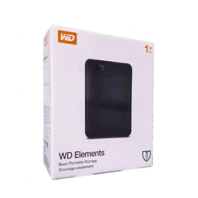 هارد اکسترنال وسترن دیجیتال مدل ELEMENTS ظرفیت یک ترابایت دارای رابط USB Type-A 3.2 102864009