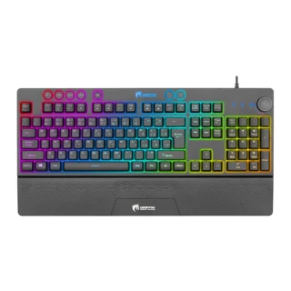 کیبورد مخصوص بازی گرین مدل GK703-RGBسوییچ ممبران ، Full Size، نورپردازی RGB 102752746