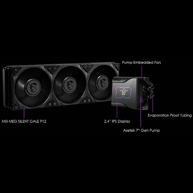سیستم خنک کننده آبی ام اس آی مدل MEG CORELIQUID S360 102753498