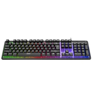 کیبورد گیمینگ ایکس او مدل KB-04، سوییچ ممبران، Full-size، نورپردازی LED RGB 102752656