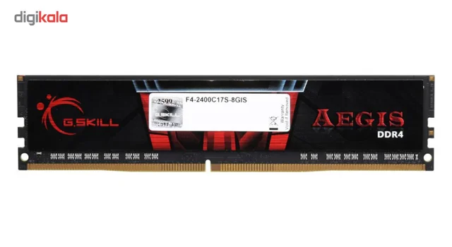 رم دسکتاپ 8 گیگابایتی جی‌اسکیل مدل AEGIS، از نوع DDR4، تک‌کاناله با فرکانس 2400 مگاهرتز، 2 102716328