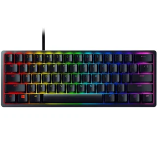 کیبورد گیمینگ ریزر مدل Huntsman Mini، سوییچ مکانیکال Optical بنفش، Tenkeyless، نورپردازی R 102752886