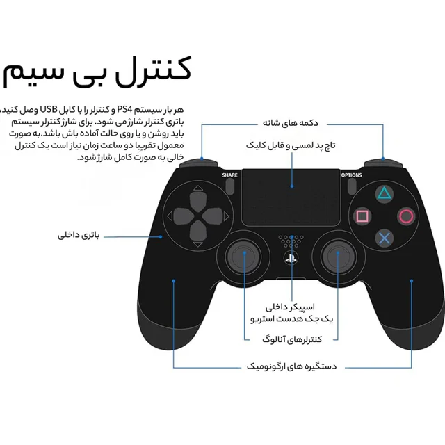 کنسول بازی سونی مدل Playstation 4 Slim ریجن 2 سری CUH-2216A ظرفیت 500 گیگابایت 102751906