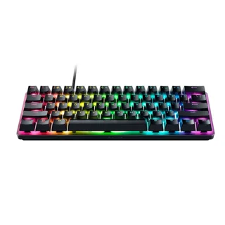 کیبورد گیمینگ ریزر مدل Huntsman Mini، سوییچ مکانیکال Optical بنفش، Tenkeyless، نورپردازی R 102752904
