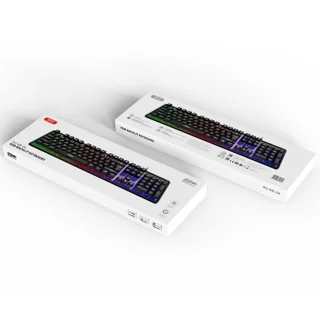 کیبورد گیمینگ ایکس او مدل KB-04، سوییچ ممبران، Full-size، نورپردازی LED RGB 102752662